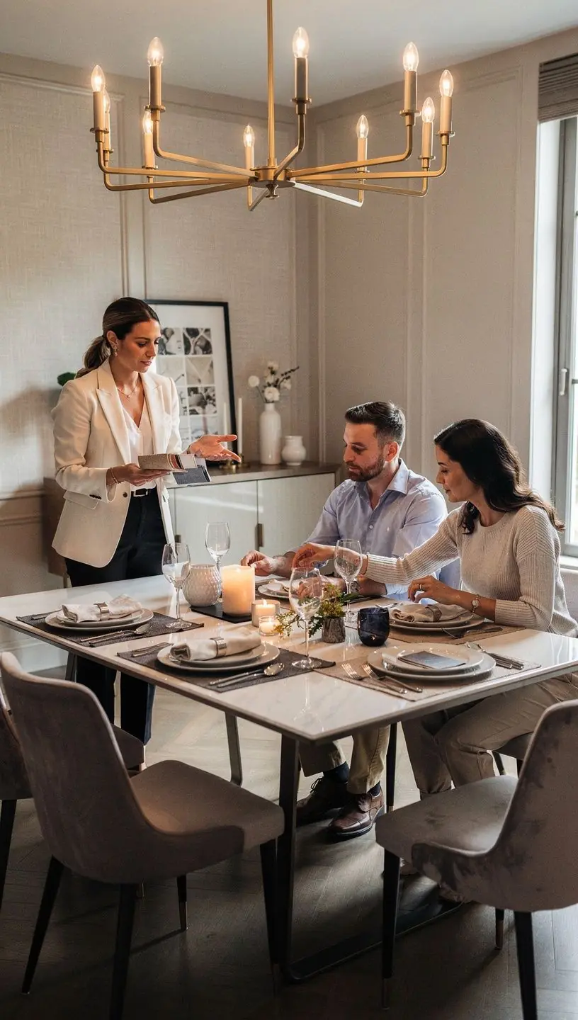 Taras z roślinami doniczkowymi i wygodnymi meblami na świeżym powietrzu.